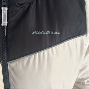 Eddie Bauer Two-Tone Black and White Jacket